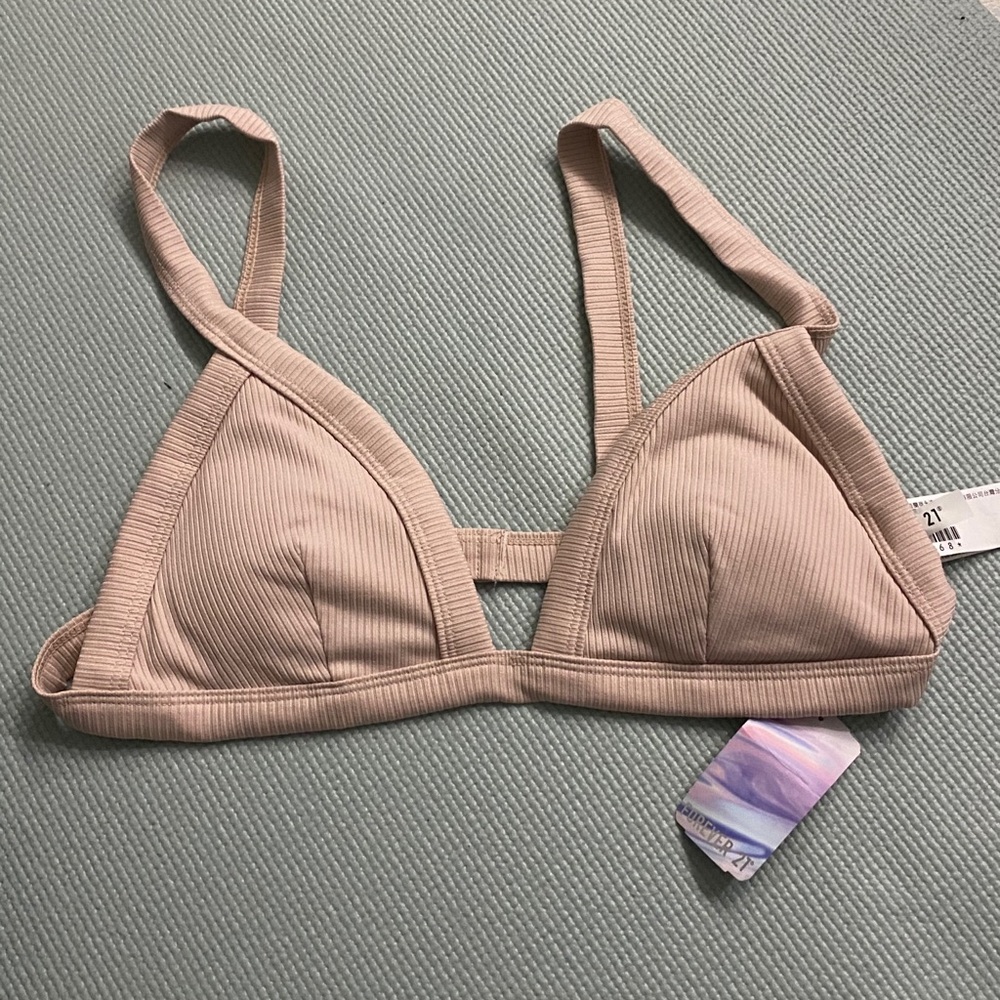 Nude bikini top
